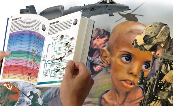 Darwinist education is solely responsible for the savagery on Earth. The sole condition for the world to become an abode of peace is the total elimination of Da