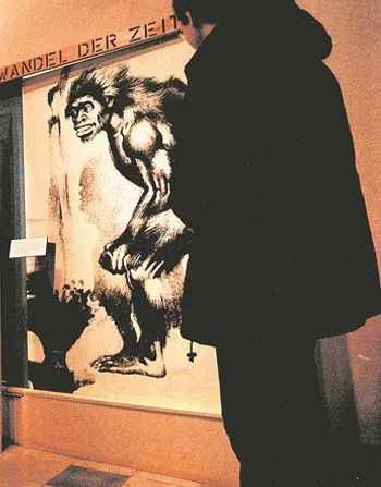 Counterfactual Propaganda Although fossil discoveries show that Neanderthals had no "primitive" features as compared to us and were a human race, the evolutioni
