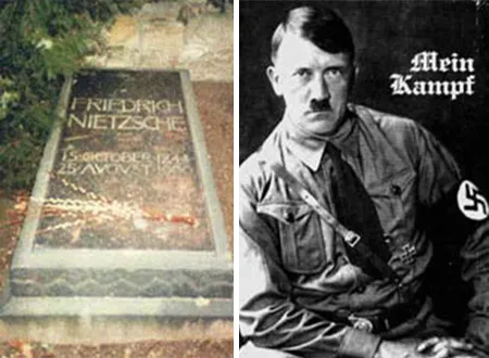 According to the historian W. Cleon Skousen, Hitler'sMein Kampf was as if "Nietzsche was speaking from the dead."