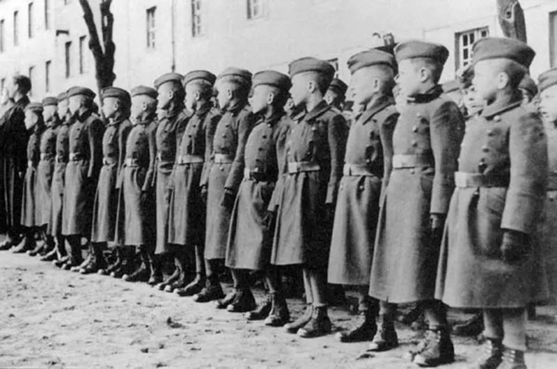 German children being reared as the SS officers of the future.