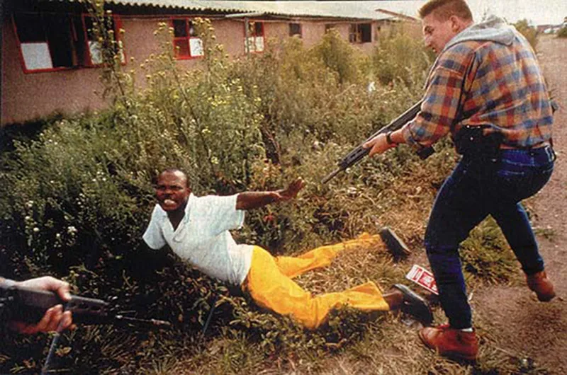 South African Fascism The "apartheid" regime in South Africa followed a racist policy as harsh as that found in Nazi Germany. The native black population, which