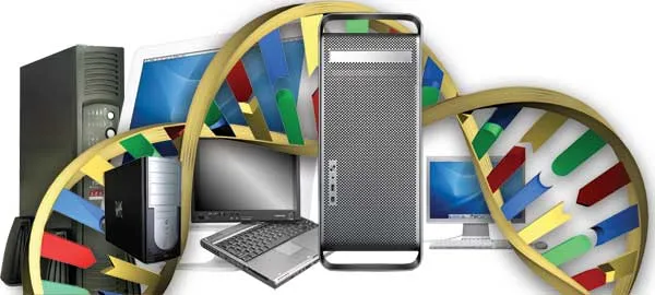 Data packets and technological marvels: DNA's great data-storage capacity that goes far beyond that of even the most highly developed computer chips.