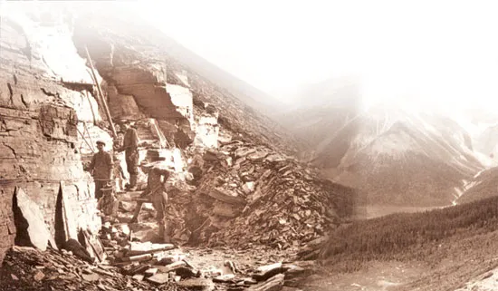 Charles Doolittle Walcott, who collected some 65,000 specimens of the earliest complex life forms in the Burgess Shale region, was responsible for one of the wo