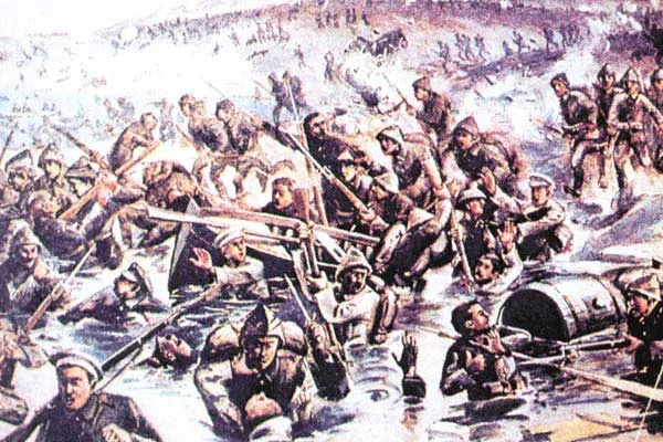 THE GALLIPOLI CAMPAIGN In the Gallipoli campaign the Turkish Army heroically fought against the enemy forces, with the British at their head, and lost 250,000 m