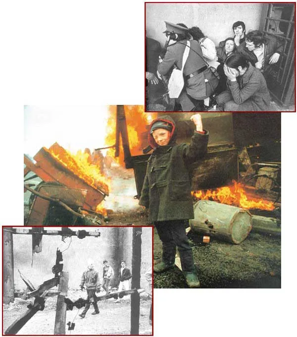 NORTH IRELAND Broken people living in fear and poverty, and streets ruined as a result of terrorist attacks in the decades-long clashes between Great Britain an