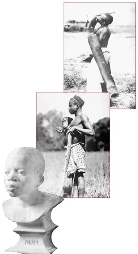 OTA BENGA Ota Benga was a native of Africa. He was trapped like an animal by evolutionary researchers, put in a cage, and exhibited alongside monkeys in a zoo.