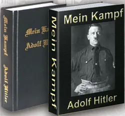 Hitler's book Mein Kampf included a great many Darwinist statements.